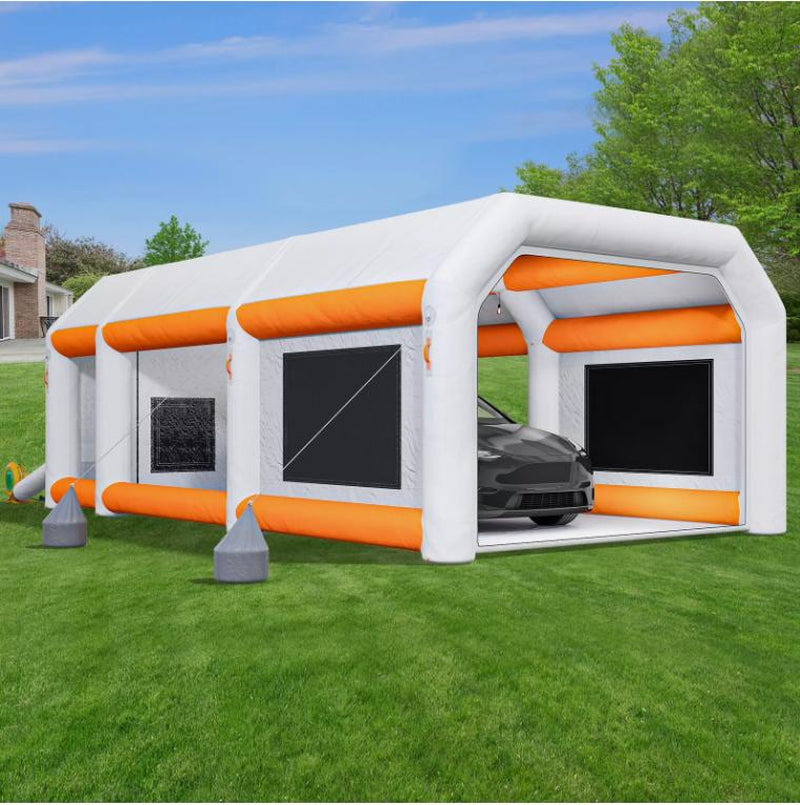 YITAHOME Inflatable Spray Booth Car Paint Tent Filter 6 Sizes with Filters & Blowers