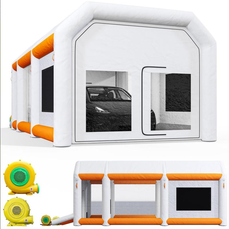 YITAHOME Inflatable Spray Booth Car Paint Tent Filter 6 Sizes with Filters & Blowers