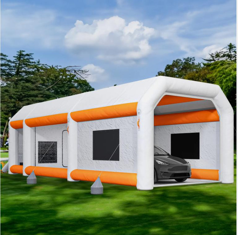 YITAHOME Inflatable Spray Booth Car Paint Tent Filter 6 Sizes with Filters & Blowers