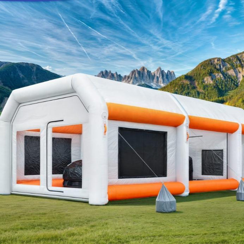 YITAHOME Inflatable Spray Booth Car Paint Tent Filter 6 Sizes with Filters & Blowers