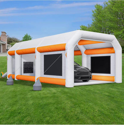YITAHOME Inflatable Spray Booth Car Paint Tent Filter 6 Sizes with Filters & Blowers