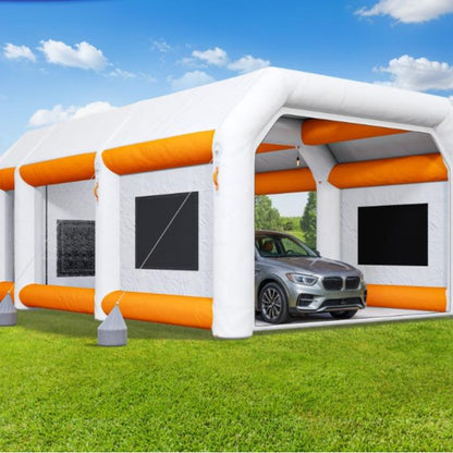 YITAHOME Inflatable Spray Booth Car Paint Tent Filter 6 Sizes with Filters & Blowers