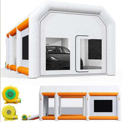 YITAHOME Inflatable Spray Booth Car Paint Tent Filter 6 Sizes with Filters & Blowers